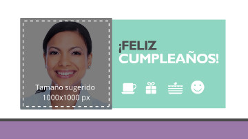 Video plantilla de Feliz cumpleaños